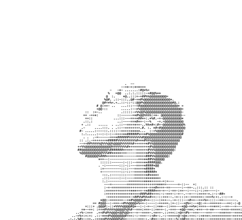 profile photo in ascii